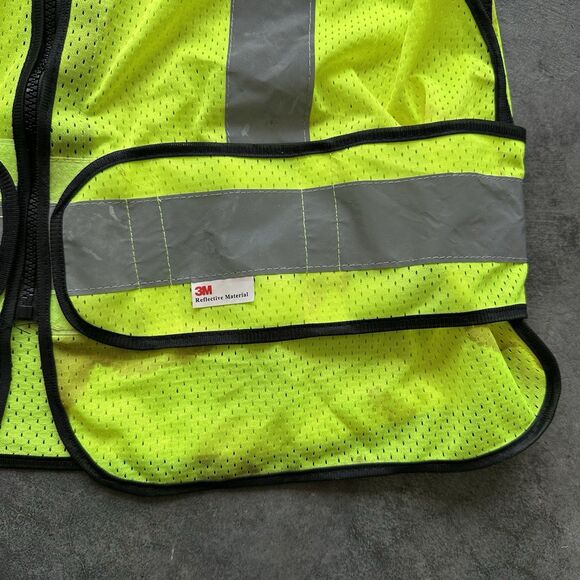 Size M-XL Galls EMS High Vis Safety Vest Yellow Gray Reflective USED SHIPS ASAP - Picture 7 of 14